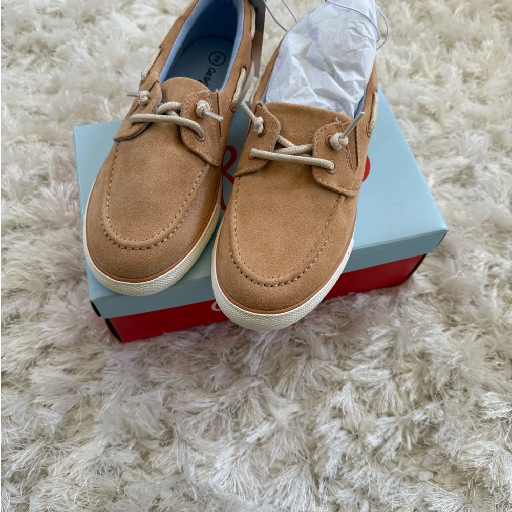 NWT Cat and Jack boys boat shoes. - Picture 2 of 3
